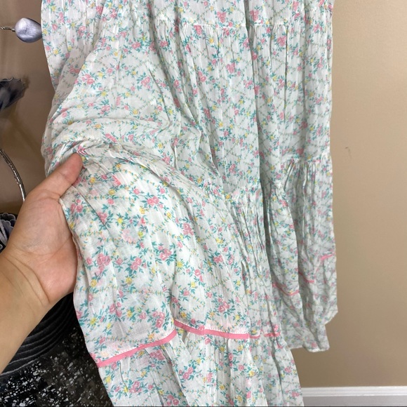 ❗️SOLD❗️LoveShackFancy Rigby Dress in Green Leaf - Picture 9 of 9